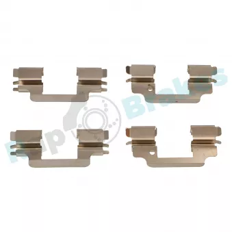 Kit d'accessoires, plaquette de frein à disque RAP BRAKES R-U0230