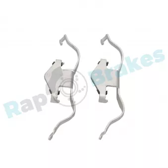 Kit d'accessoires, plaquette de frein à disque RAP BRAKES R-U0231