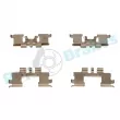 Kit d'accessoires, plaquette de frein à disque RAP BRAKES R-U0233 - Visuel 3