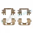 Kit d'accessoires, plaquette de frein à disque RAP BRAKES R-U0234 - Visuel 3