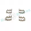 Kit d'accessoires, plaquette de frein à disque RAP BRAKES R-U0236 - Visuel 1