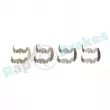 Kit d'accessoires, plaquette de frein à disque RAP BRAKES R-U0237 - Visuel 1