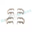 Kit d'accessoires, plaquette de frein à disque RAP BRAKES R-U0237 - Visuel 3