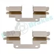 Kit d'accessoires, plaquette de frein à disque RAP BRAKES R-U0240 - Visuel 2