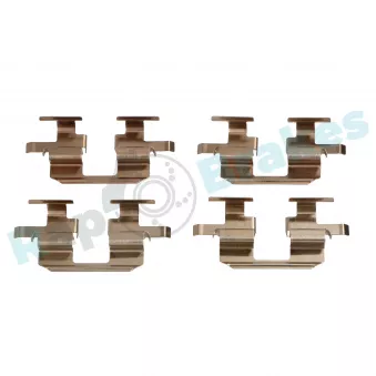 Kit d'accessoires, plaquette de frein à disque RAP BRAKES R-U0242