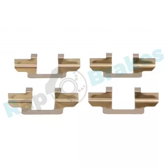 Kit d'accessoires, plaquette de frein à disque RAP BRAKES R-U0243