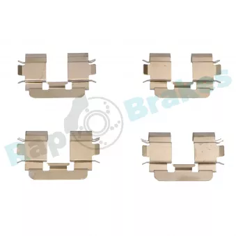 Kit d'accessoires, plaquette de frein à disque RAP BRAKES R-U0244