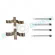 Kit d'accessoires, plaquette de frein à disque RAP BRAKES R-U0245 - Visuel 1