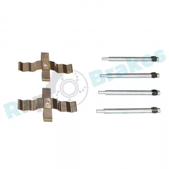 Kit d'accessoires, plaquette de frein à disque RAP BRAKES R-U0245