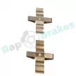 Kit d'accessoires, plaquette de frein à disque RAP BRAKES R-U0245 - Visuel 2