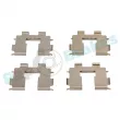 Kit d'accessoires, plaquette de frein à disque RAP BRAKES R-U0246 - Visuel 1