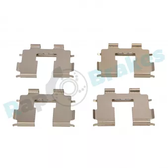 Kit d'accessoires, plaquette de frein à disque RAP BRAKES R-U0246