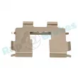 Kit d'accessoires, plaquette de frein à disque RAP BRAKES R-U0246 - Visuel 2