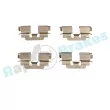 Kit d'accessoires, plaquette de frein à disque RAP BRAKES R-U0250 - Visuel 1