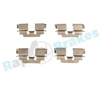 Kit d'accessoires, plaquette de frein à disque RAP BRAKES R-U0250