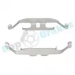 Kit d'accessoires, plaquette de frein à disque RAP BRAKES R-U0253 - Visuel 2