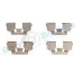 Kit d'accessoires, plaquette de frein à disque RAP BRAKES R-U0256 - Visuel 3