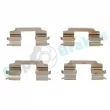 Kit d'accessoires, plaquette de frein à disque RAP BRAKES R-U0258 - Visuel 1