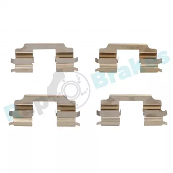 Kit d'accessoires, plaquette de frein à disque RAP BRAKES R-U0258