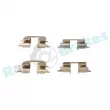 Kit d'accessoires, plaquette de frein à disque RAP BRAKES R-U0259 - Visuel 1