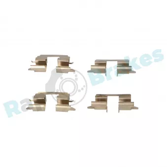 Kit d'accessoires, plaquette de frein à disque RAP BRAKES R-U0259