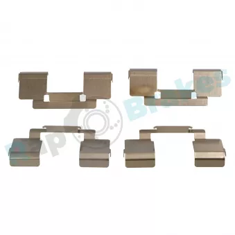 Kit d'accessoires, plaquette de frein à disque RAP BRAKES R-U0260