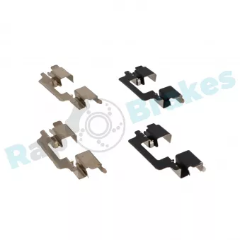 Kit d'accessoires, plaquette de frein à disque RAP BRAKES R-U0262