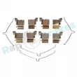 Kit d'accessoires, plaquette de frein à disque RAP BRAKES R-U0266 - Visuel 1