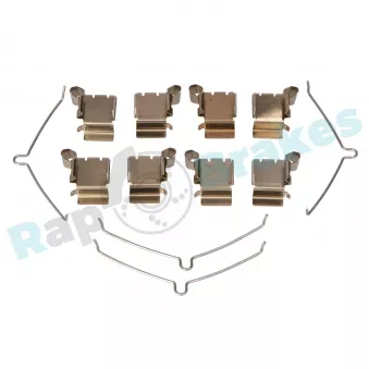 Kit d'accessoires, plaquette de frein à disque RAP BRAKES R-U0266