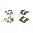 Kit d'accessoires, plaquette de frein à disque RAP BRAKES R-U0269 - Visuel 1