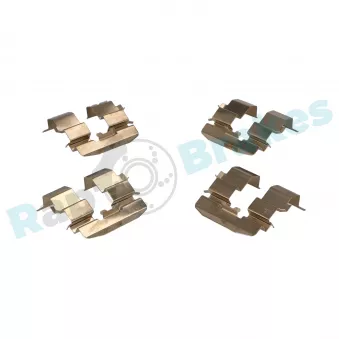 Kit d'accessoires, plaquette de frein à disque RAP BRAKES R-U0269
