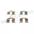 Kit d'accessoires, plaquette de frein à disque RAP BRAKES R-U0269 - Visuel 2