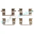 Kit d'accessoires, plaquette de frein à disque RAP BRAKES R-U0273 - Visuel 1