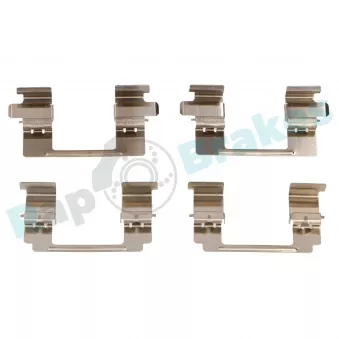 Kit d'accessoires, plaquette de frein à disque RAP BRAKES R-U0273
