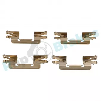 Kit d'accessoires, plaquette de frein à disque RAP BRAKES R-U0275