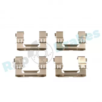 Kit d'accessoires, plaquette de frein à disque RAP BRAKES R-U0278