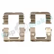 Kit d'accessoires, plaquette de frein à disque RAP BRAKES R-U0278 - Visuel 3