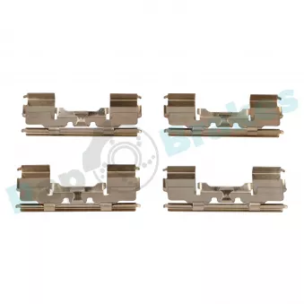 Kit d'accessoires, plaquette de frein à disque RAP BRAKES R-U0279