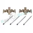 Kit d'accessoires, plaquette de frein à disque RAP BRAKES R-U0282 - Visuel 1