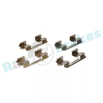 Kit d'accessoires, plaquette de frein à disque RAP BRAKES R-U0284