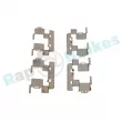 Kit d'accessoires, plaquette de frein à disque RAP BRAKES R-U0284 - Visuel 3