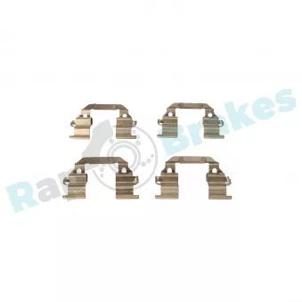 Kit d'accessoires, plaquette de frein à disque RAP BRAKES R-U0285