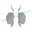Kit d'accessoires, plaquette de frein à disque RAP BRAKES R-U0287 - Visuel 2