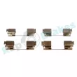 Kit d'accessoires, plaquette de frein à disque RAP BRAKES R-U0288 - Visuel 2