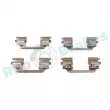 Kit d'accessoires, plaquette de frein à disque RAP BRAKES R-U0293 - Visuel 1