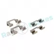 Kit d'accessoires, plaquette de frein à disque RAP BRAKES R-U0293 - Visuel 2