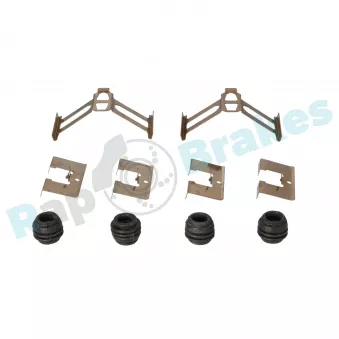 Kit d'accessoires, plaquette de frein à disque RAP BRAKES R-U0296