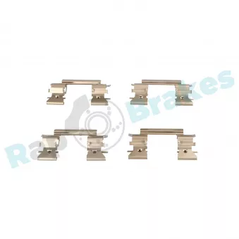 Kit d'accessoires, plaquette de frein à disque RAP BRAKES R-U0300