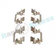 Kit d'accessoires, plaquette de frein à disque RAP BRAKES R-U0300 - Visuel 3