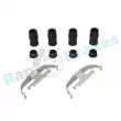 Kit d'accessoires, plaquette de frein à disque RAP BRAKES R-U0301 - Visuel 1